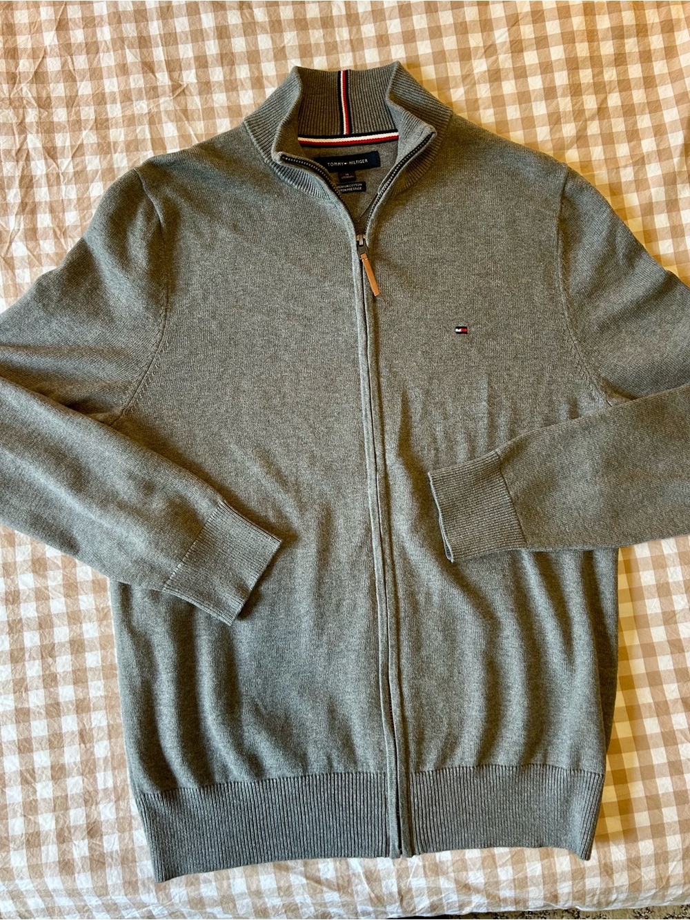 NWOT Tommy Hilfiger Men's Zip-Front Sweater